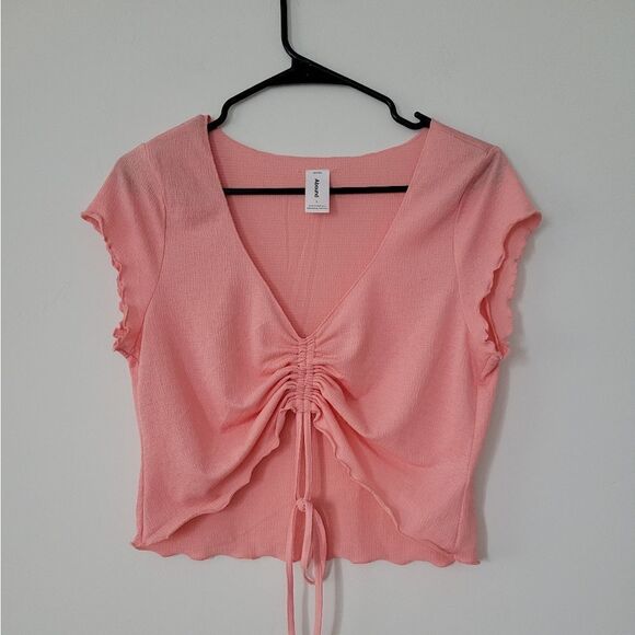 Abound Ruched V-neck Top NWOT - Picture 1 of 6